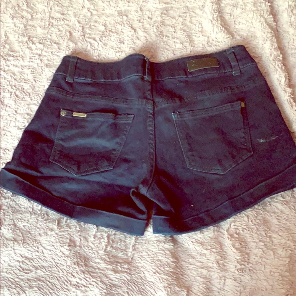 Denim shorts